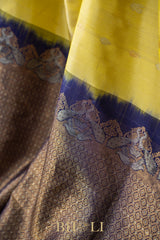 checkered border pure silk kuttu gadwal