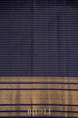 checkered pure zari mulberry silk korvai kanjivaram