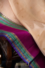 classic pure zari mulberry silk korvai kanjivaram