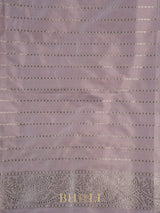 designer zig-zag handwoven pattern pure katan silk banarasi