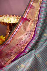 dual tone pure mulberry silk kuttu gadwal
