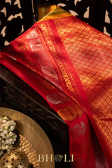 ganga jamuna border kuttu silk by silk gadwal