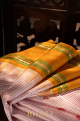 ganga jamuna border kuttu silk by silk gadwal