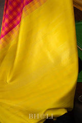 ganga jamuna checkered body korvai kanjivaram