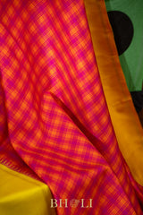 ganga jamuna checkered body korvai kanjivaram