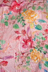 hand-crafted cutdaana and sequin work pink party saree