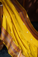 handwoven art deco style kaduwa border katan silk banarasi