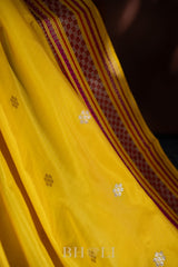 handwoven art deco style kaduwa border katan silk banarasi