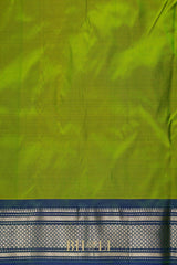 handwoven asawali pure mulberry silk Paithani