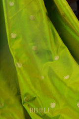 handwoven asawali pure mulberry silk Paithani