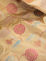 handwoven authentic kaduwa meenakari jungla katan silk banarasi