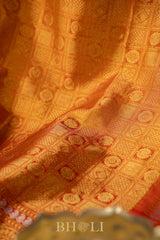 handwoven checkered kuttu pure silk gadwal