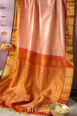 handwoven checkered kuttu pure silk gadwal