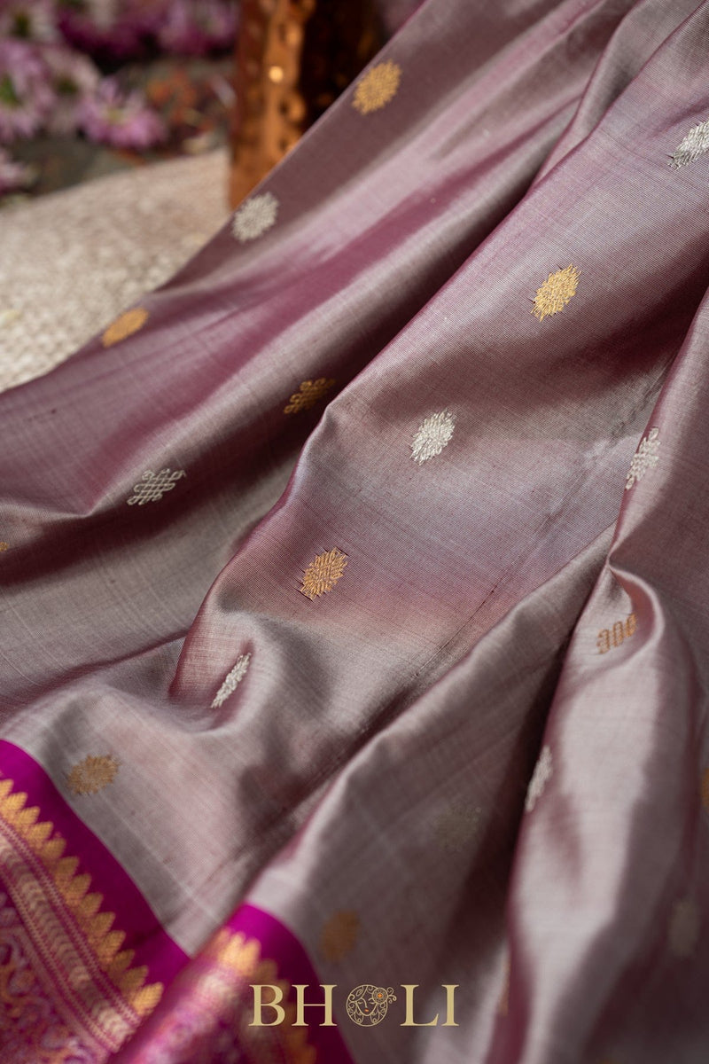 handwoven dual tone kuttu gadwal