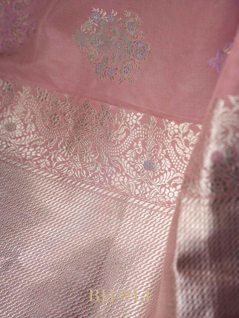 handwoven ektara silk kaduwa meenakari buta katan banarasi