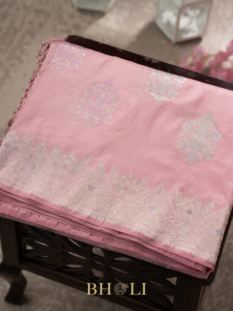 handwoven ektara silk kaduwa meenakari buta katan banarasi