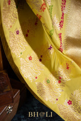 handwoven full kaduwa pure katan silk banarasi