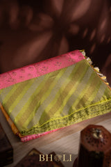 handwoven ganga jamuna kadiyal kaduwa brocade body katan banarasi