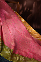 handwoven ganga jamuna kadiyal kaduwa brocade body katan banarasi