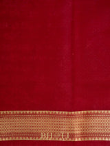 handwoven gold zari pure kora silk banarasi