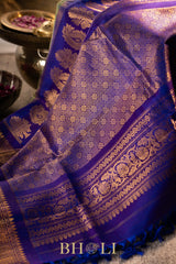 handwoven green kuttu silk by silk gadwal