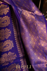 handwoven green kuttu silk by silk gadwal