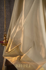 handwoven ivory pure zari mulberry silk kanjivaram