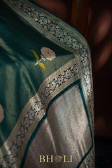 handwoven kaduwa alfi buta katan silk banarasi