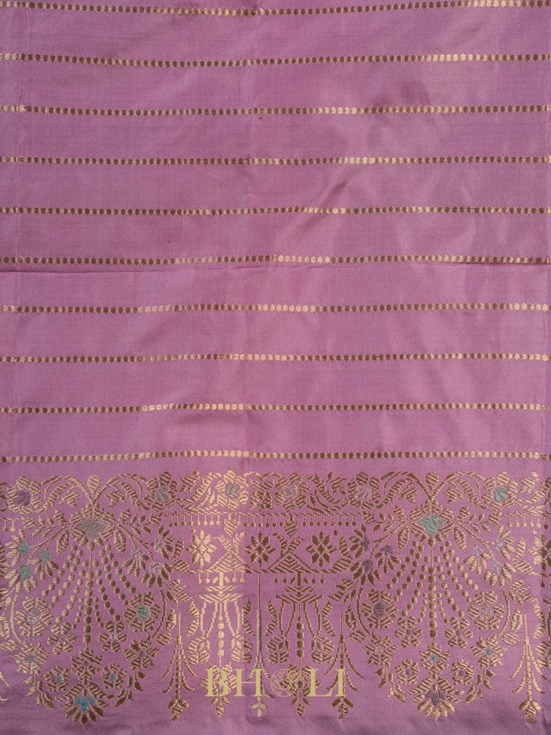 handwoven kaduwa jungla meenakari kadiyal border katan banarasi