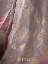 handwoven kaduwa jungla meenakari kadiyal border katan banarasi