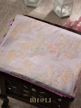 handwoven kaduwa jungla meenakari kadiyal border katan banarasi