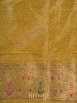handwoven kaduwa jungla meenkari tissue banarasi
