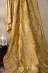 handwoven kaduwa jungla meenkari tissue banarasi