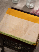 handwoven kaduwa kora silk with kadiyal katan banarasi