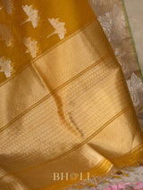 handwoven kaduwa kora silk with kadiyal katan banarasi