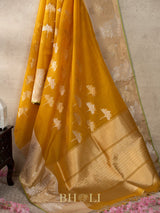 handwoven kaduwa kora silk with kadiyal katan banarasi