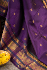 handwoven kai korvai pure mulberry silk kanjivaram