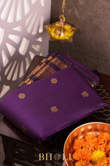 handwoven kai korvai pure mulberry silk kanjivaram