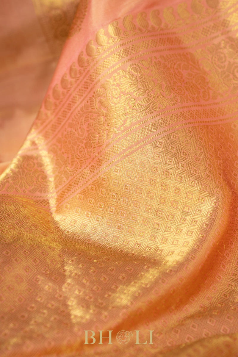 handwoven kuttu checkerd gadwal silk by silk