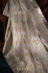 handwoven mashru gaji kaduwa banarasi