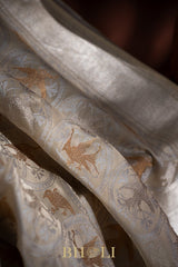 handwoven mashru gaji kaduwa banarasi