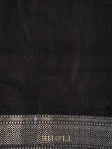 handwoven mashru gaji kaduwa jungla black banarasi