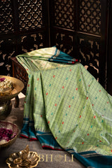 handwoven meenakari butas kuttu gadwal
