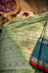 handwoven meenakari butas kuttu gadwal