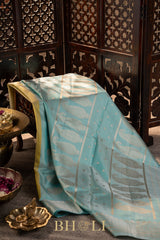 handwoven meenkari kuttu border silk by silk gadwal