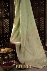 handwoven mulberry silk by silk gadwal