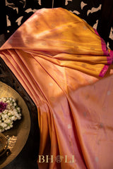 handwoven mulberry silk by silk gadwal