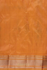 Handwoven narali paithani pure mulberry silk saree