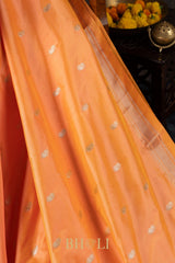 Handwoven narali paithani pure mulberry silk saree
