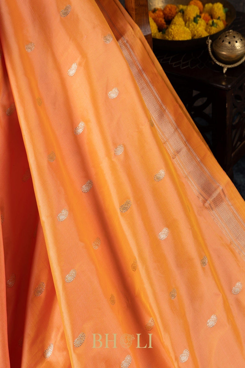Handwoven narali paithani pure mulberry silk saree
